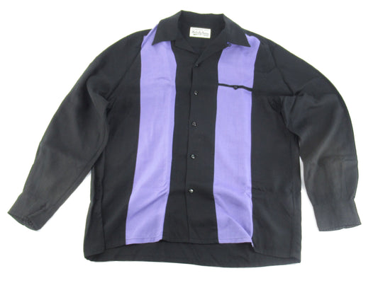WACKO MARIA Two-Tone 50s Shirt, Size M, Long Sleeve Top