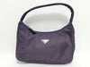 PRADA Nylon PRADA Purple Accessory Pouch One-Shoulder Bag with Triangle Logo PRADA Shoulder Bag