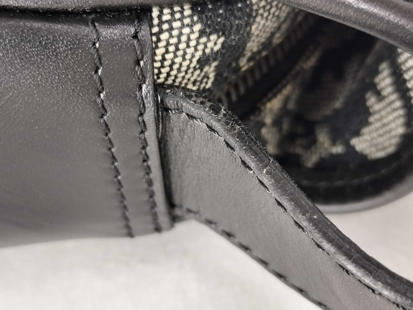 Dior Trotter Canvas Trotter Shoulder Bag Z7868