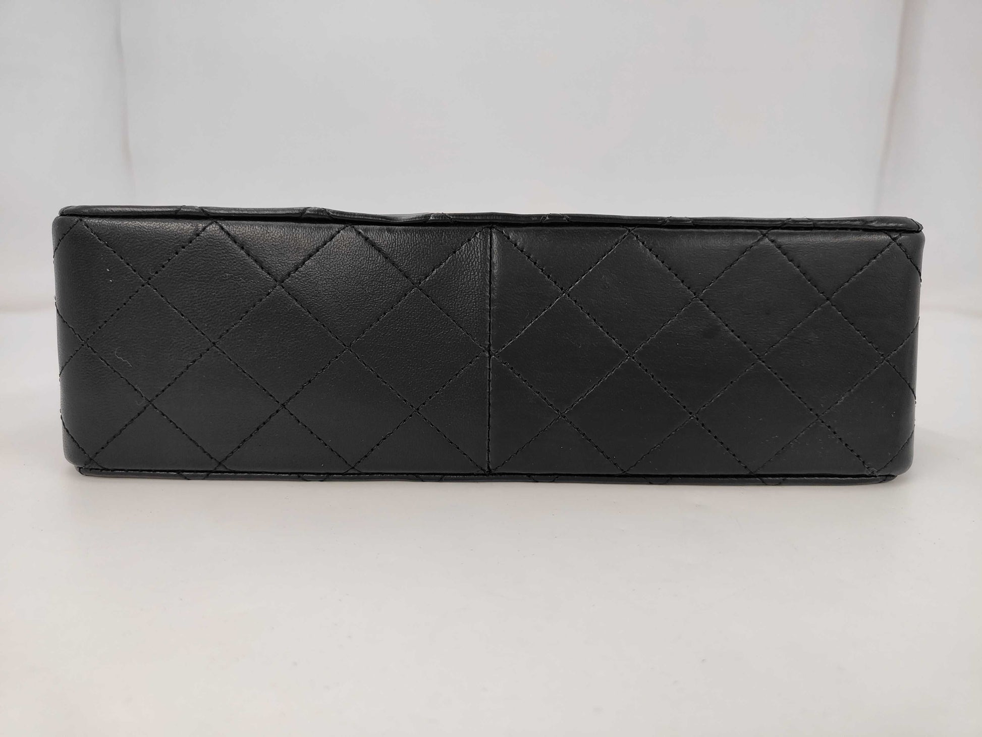 CHANEL Lambskin W-Flap 25 Shoulder Bag