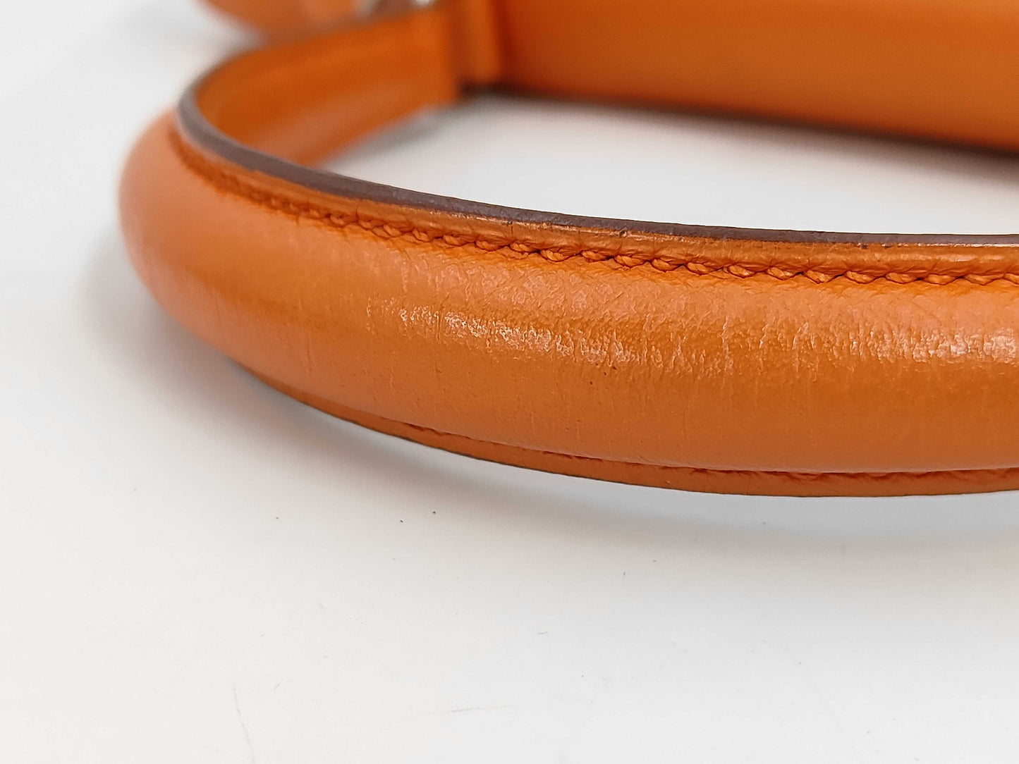 HERMES Jewelry Hermes Kelly 32 □G Stamp 2003 Strap Key Cadena Crochet Handbag