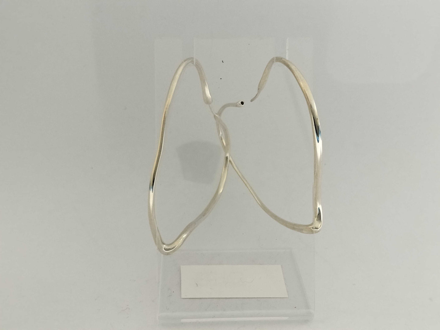 Tiffany & Co. Open Heart Tiffany & Co. Elsa Peretti Open Heart Hoop Earrings, Large Earrings