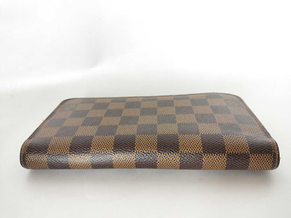 LOUIS VUITTON Damier Zippy Wallet N41661 MI1113 Wallet