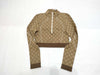 GUCCI GG GUCCI Unused ★23SS 715524 GG Pattern Half-Zip Crop Top