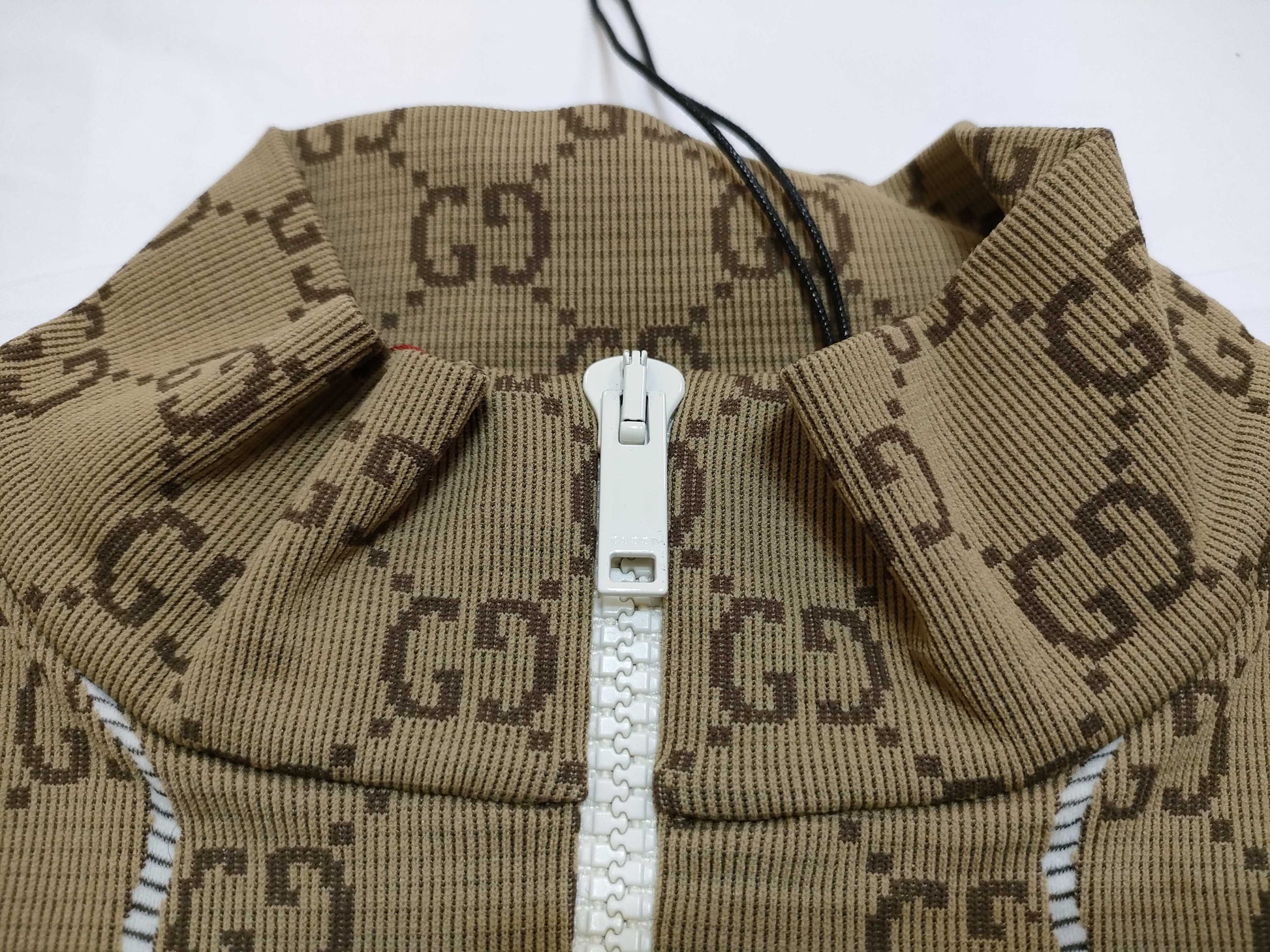 GUCCI GG GUCCI Unused ★23SS 715524 GG Pattern Half-Zip Crop Top