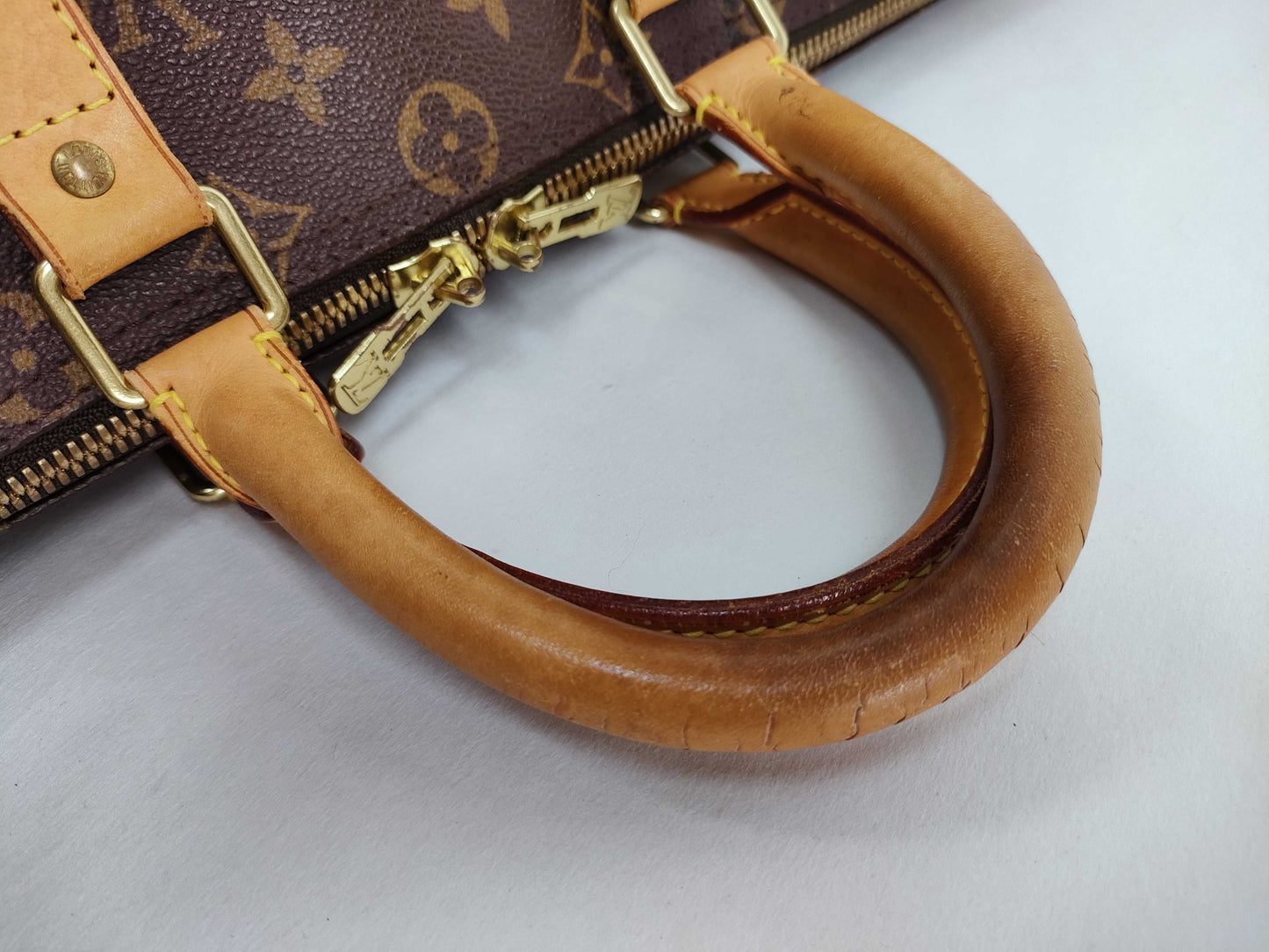 LOUIS VUITTON Monogram Louis Vuitton Monogram Keepall Bandouliere Boston Handbag Boston Bag