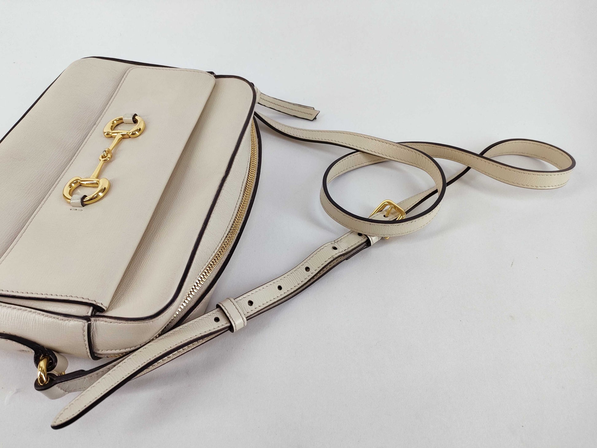 GUCCI Horsebit Shoulder Bag