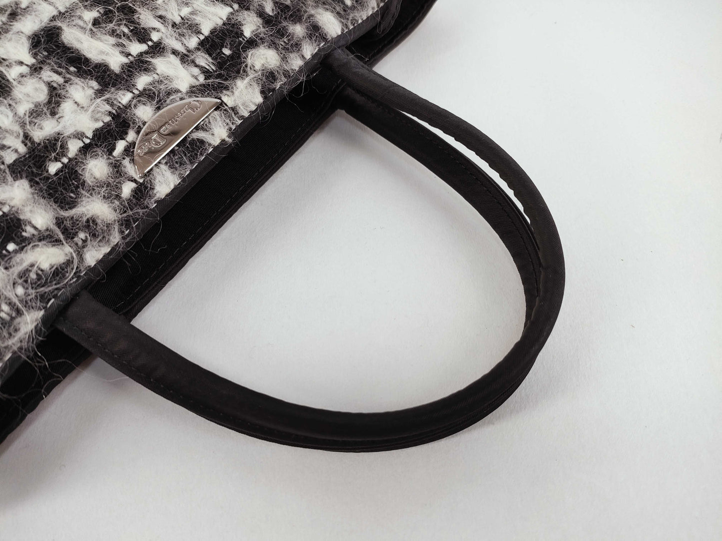 Dior Tweed Tote Bag Handbag Tote Bag