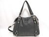 COACH 15273 Black Leather Shoulder Bag
