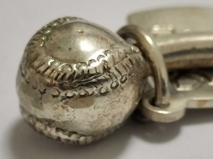 Tiffany & Co. Tiffany Baseball Key Ring 925 Key Case/Key Holder