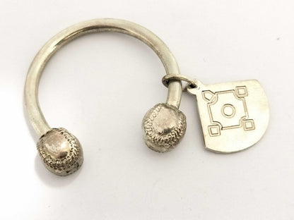Tiffany & Co. Tiffany Baseball Key Ring 925 Key Case/Key Holder