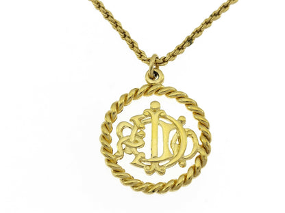 Dior Circle Emblem Necklace