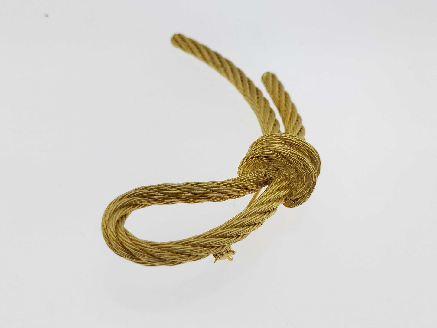 Dior rope motif brooch