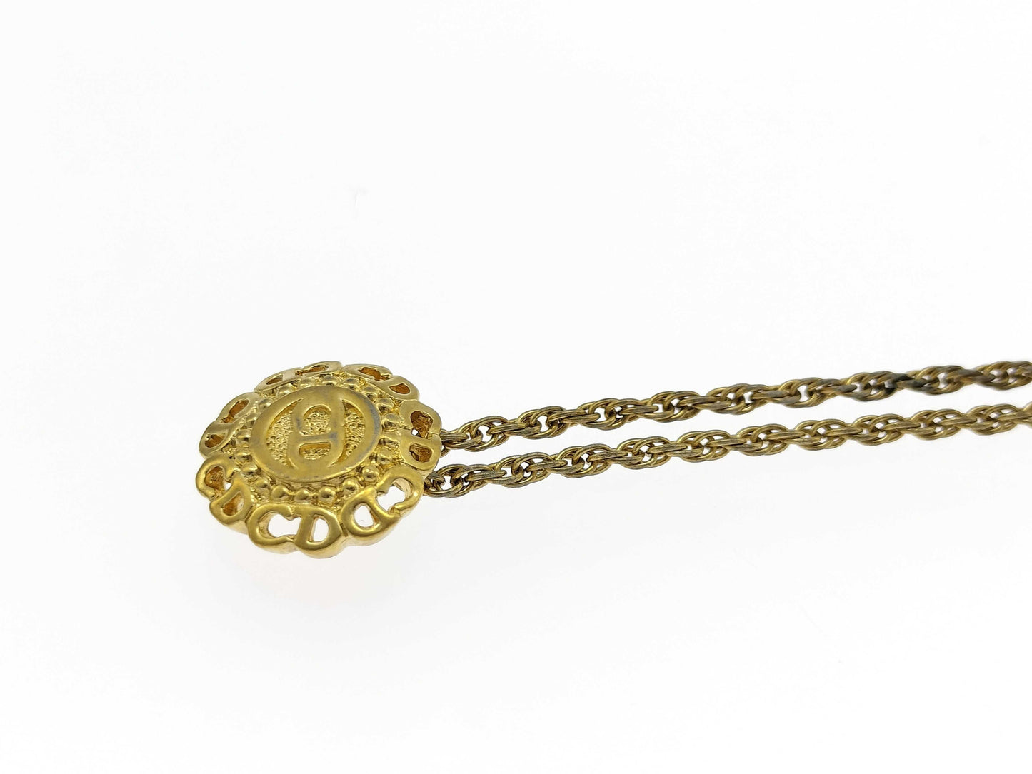 Dior CD logo necklace