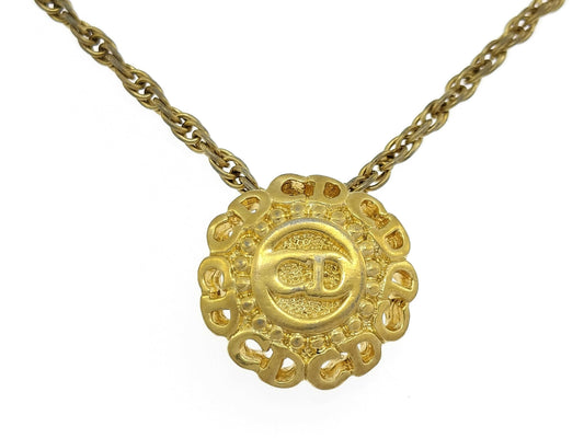 Dior CD logo necklace