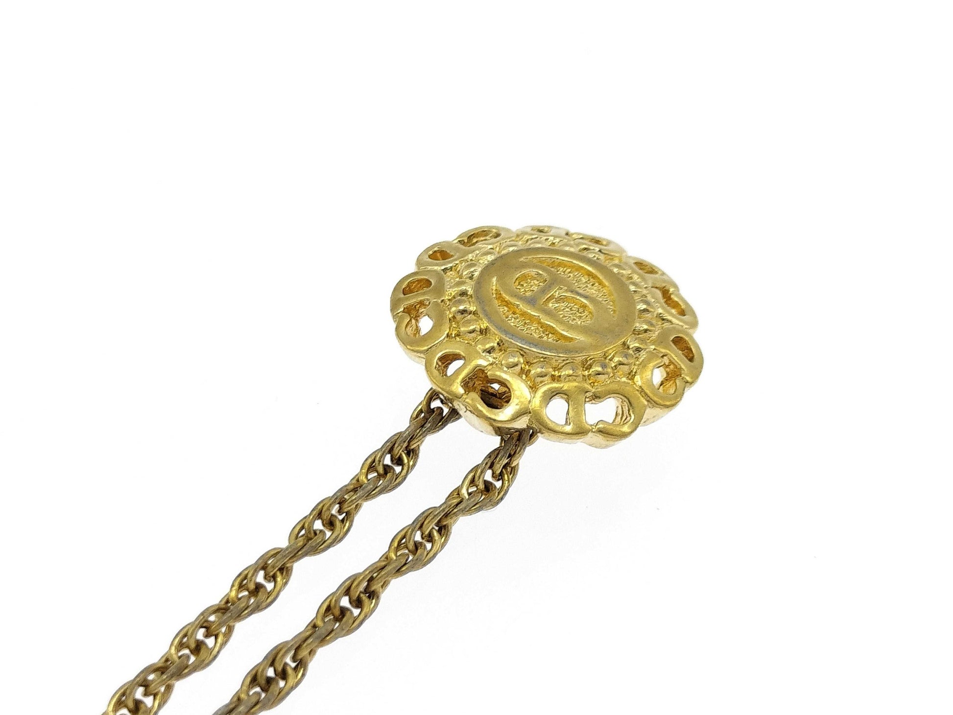 Dior CD logo necklace