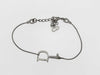 Dior Silver Logo Key Motif Bracelet/Bangle