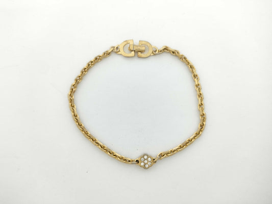 Dior Flower Rhinestone Bracelet/Bangle