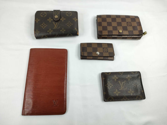 LOUIS VUITTON Monogram Louis Vuitton Wallet Set of 5 Louis Vuitton Wallets