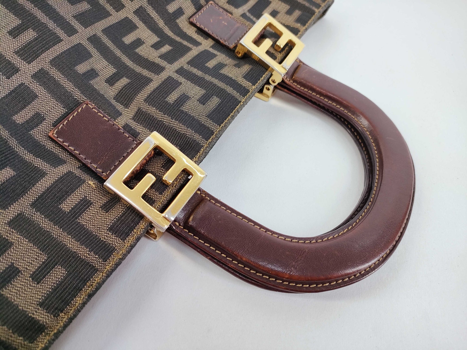 FENDI Zucca pattern FENDI handbag Zucca pattern FENDI handbag