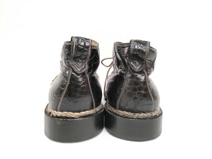 Stefano Branchini Norvegese Crocodile Business Shoes