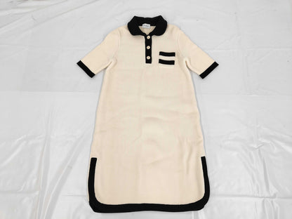 Salvatore Ferragamo knit dress, white, size XL