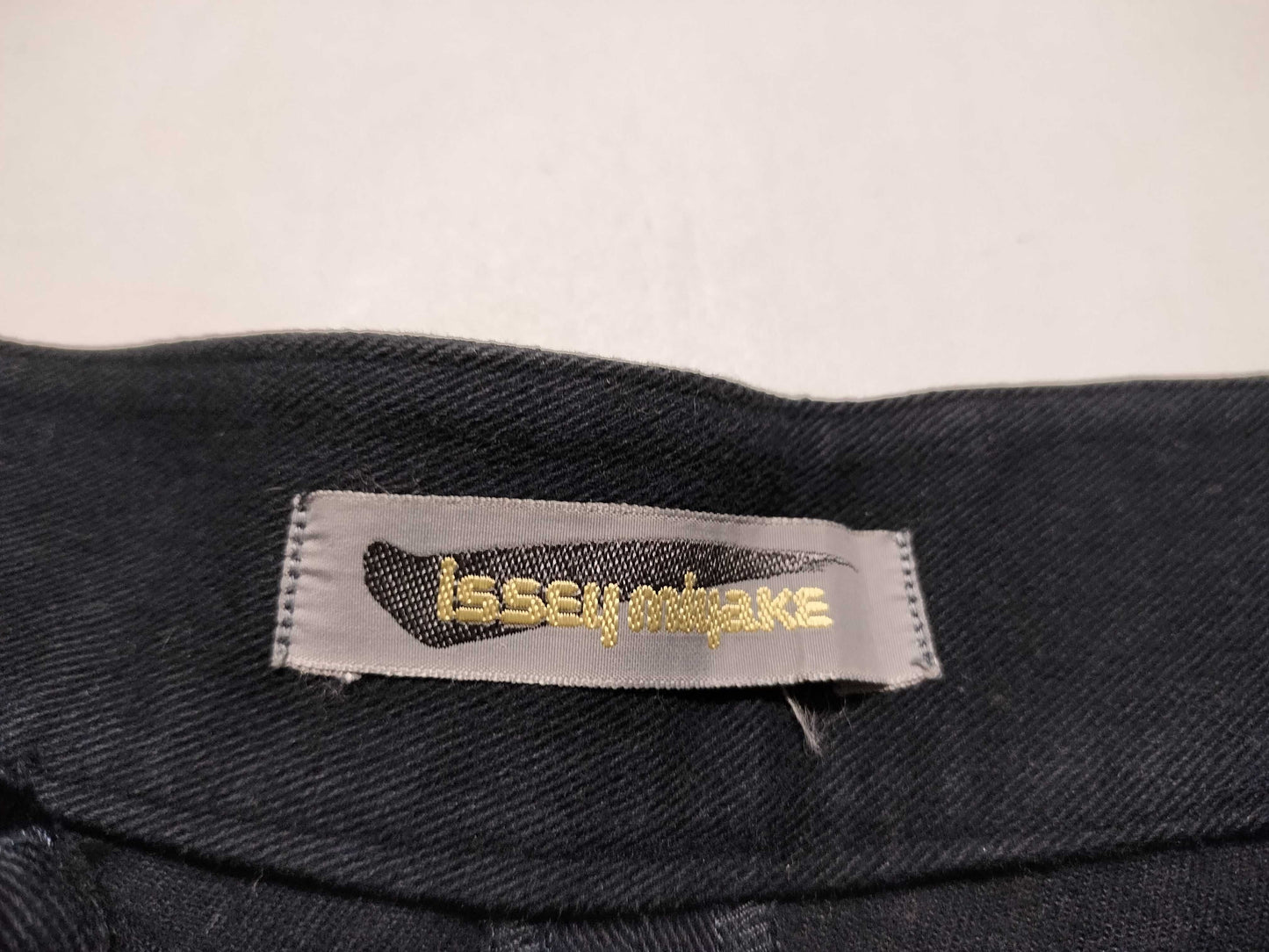 ISSEY MIYAKE 80s 1984 Brush Tag Stirrup Belt Pants JG43314 Navy Pants