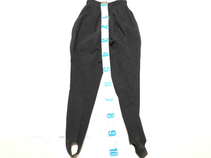 ISSEY MIYAKE 80s 1984 Brush Tag Stirrup Belt Pants JG43314 Navy Pants