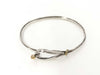 Tiffany & Co. Tiffany Hook & Eye Twist Bracelet Bangle 750 YG 925 11.6g Bracelet Bangle