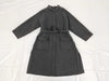 FENDI Wool Long Coat Gray 42 Coat