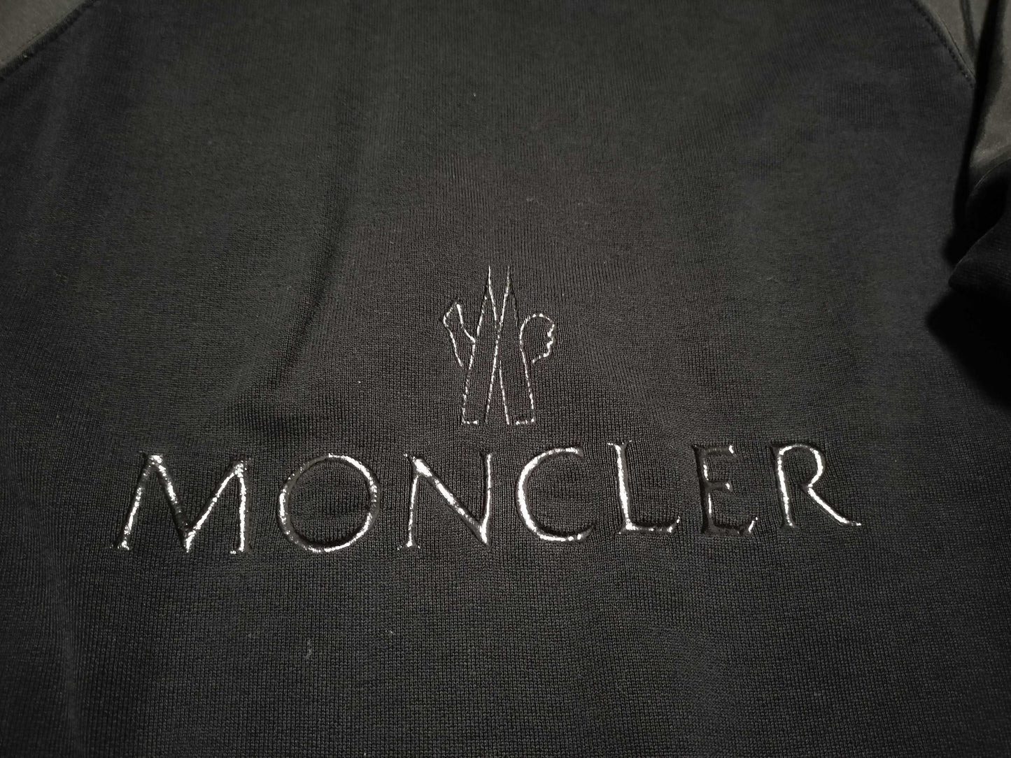 MONCLER 2021 MAGLIA GIROCOLLO Logo Cotton Sweatshirt Jacket