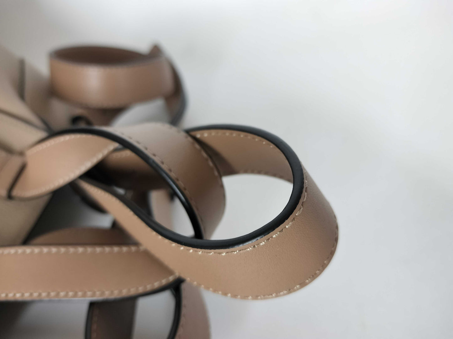 LOEWE Hammock Small Soft Grain Calfskin 2-Way Handbag A538S35X51 Sand