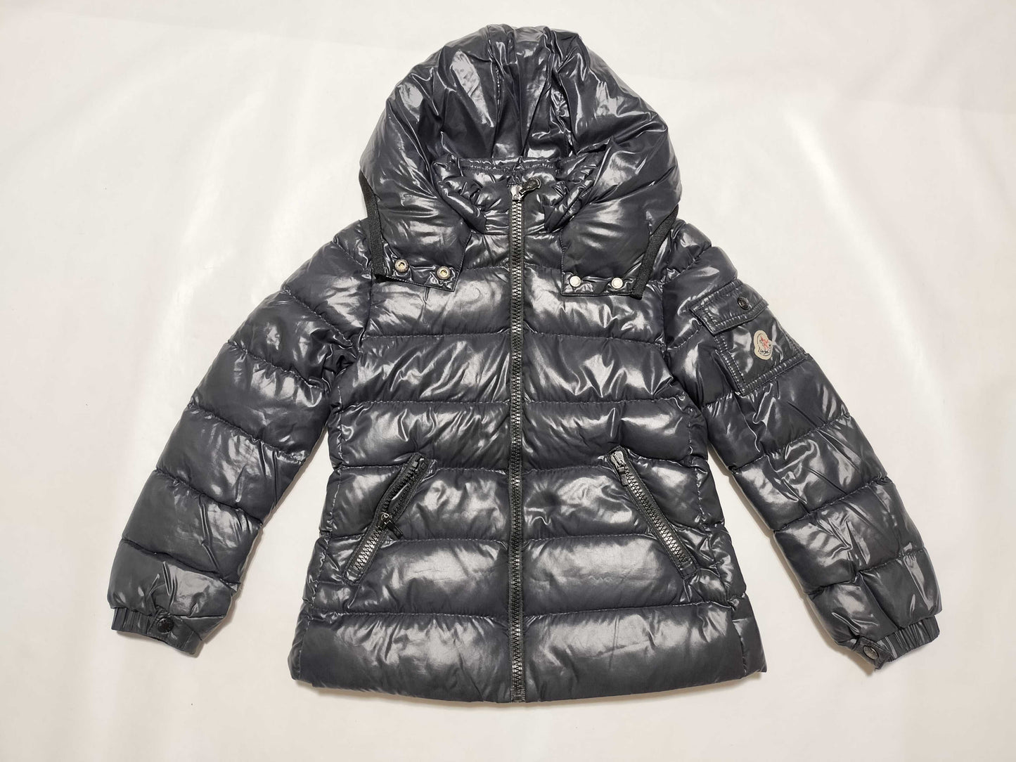 MONCLER BADY Nylon Down Jacket, Size 6A, Black