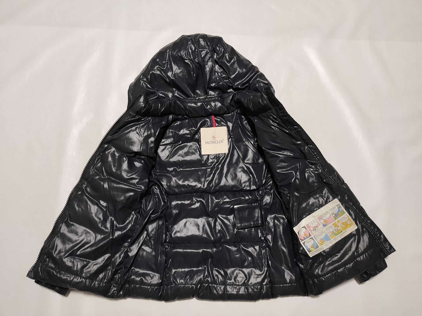 MONCLER BADY Nylon Down Jacket, Size 6A, Black