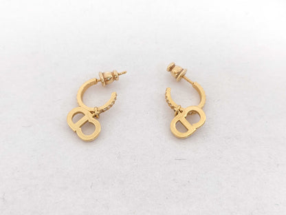 Dior Christian Dior CLAIR D LUNE Rhinestone Earrings, Gold