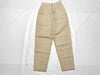 ISSEY MIYAKE 1986 1980s Linen Slacks with Modified Pleats, MG441046, Beige