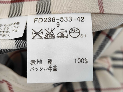 BURBERRY London Sanyo Shokai 100% Cotton Balcony Coat FD236-533-42 Beige Coat