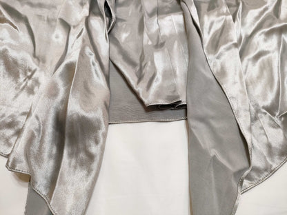 FENDI satin skirt, silver