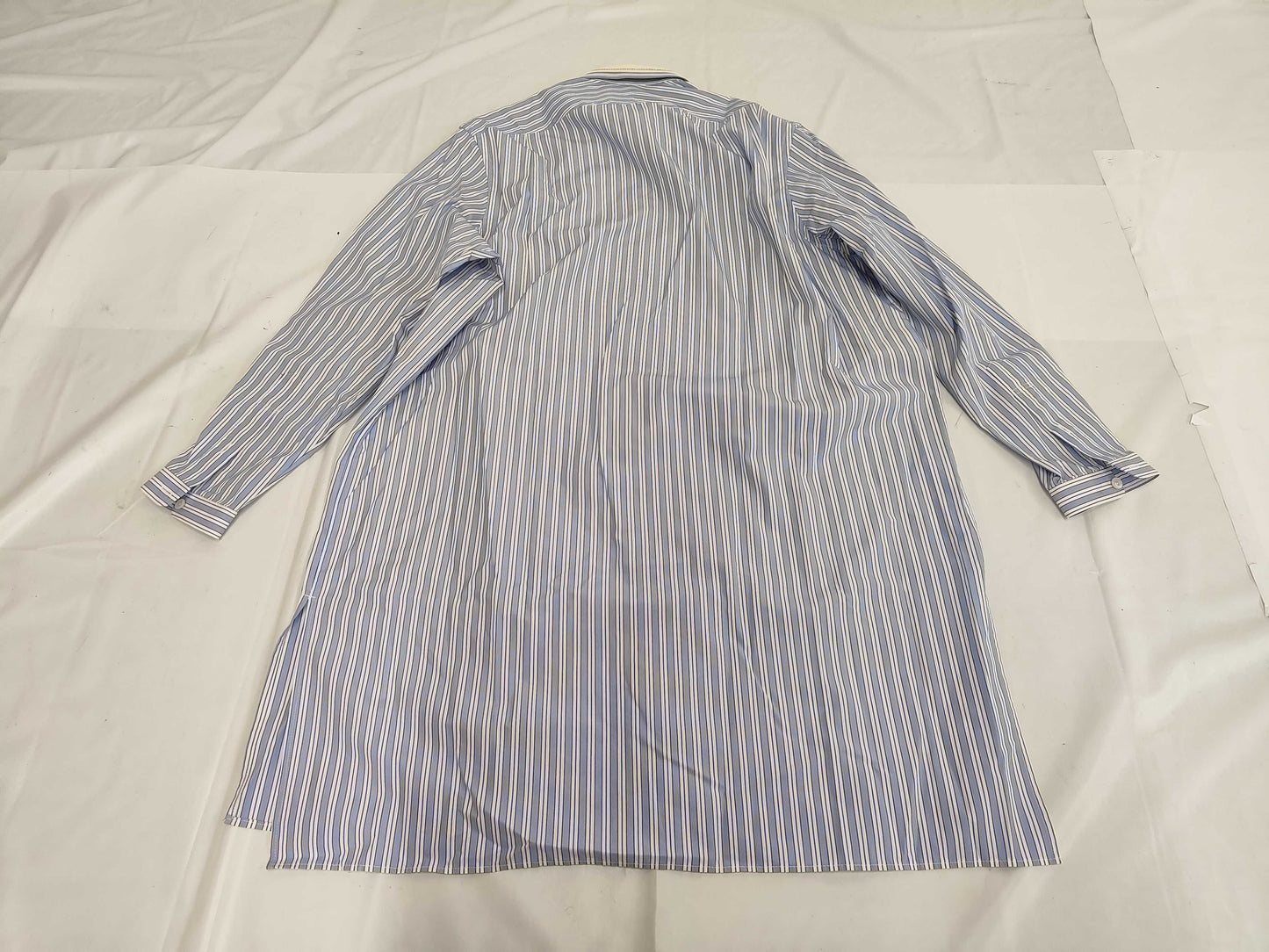 GUCCI 2018 Cotton Shirt Dress with Detachable Striped Collar 