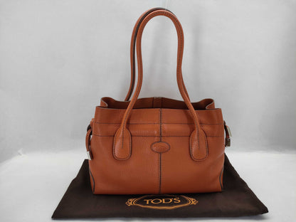 TODS Leather Handbag Orange Handbag