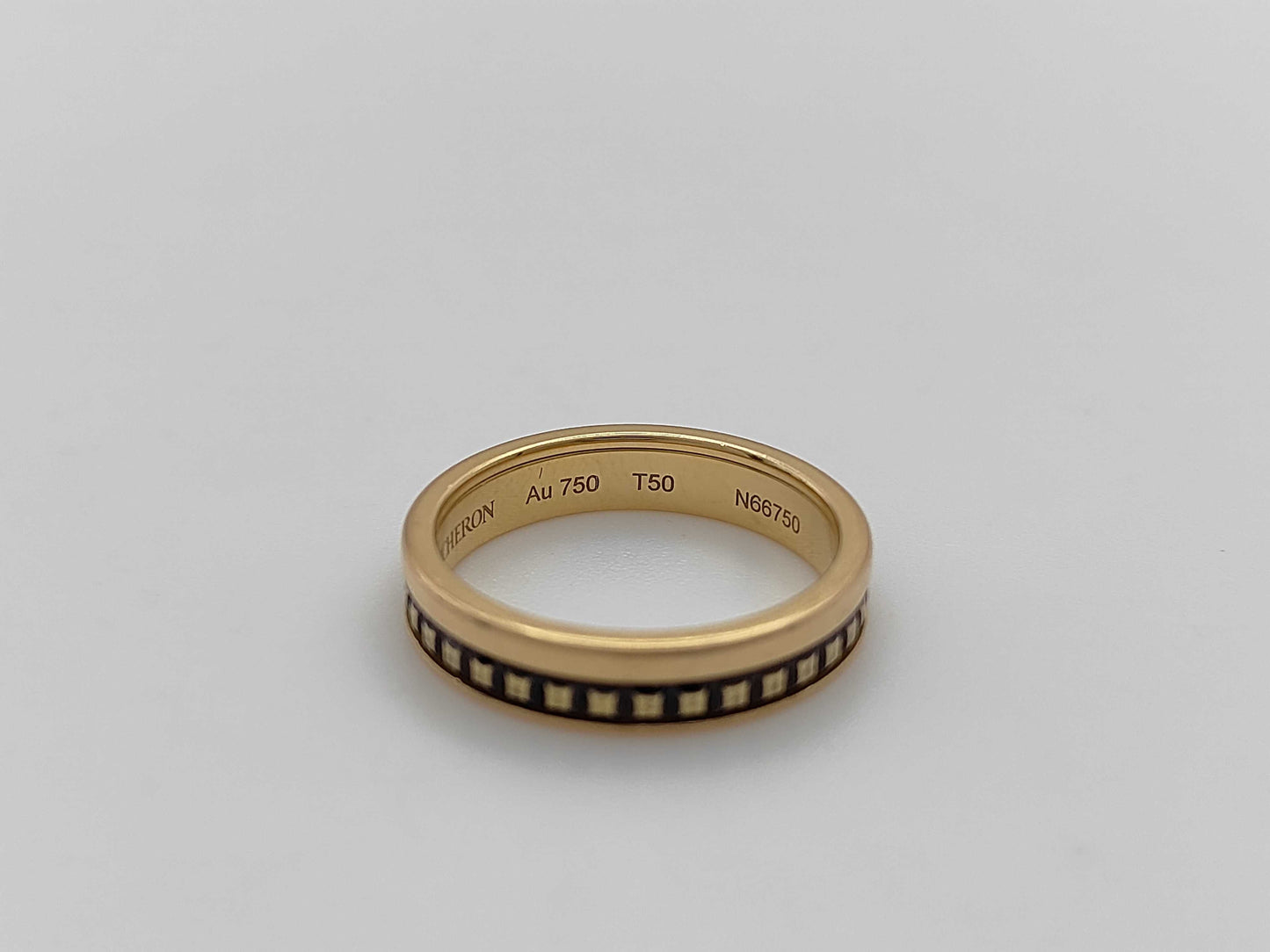 BOUCHERON Quatre T50 YG Au750/METAL 3.9g Ring 