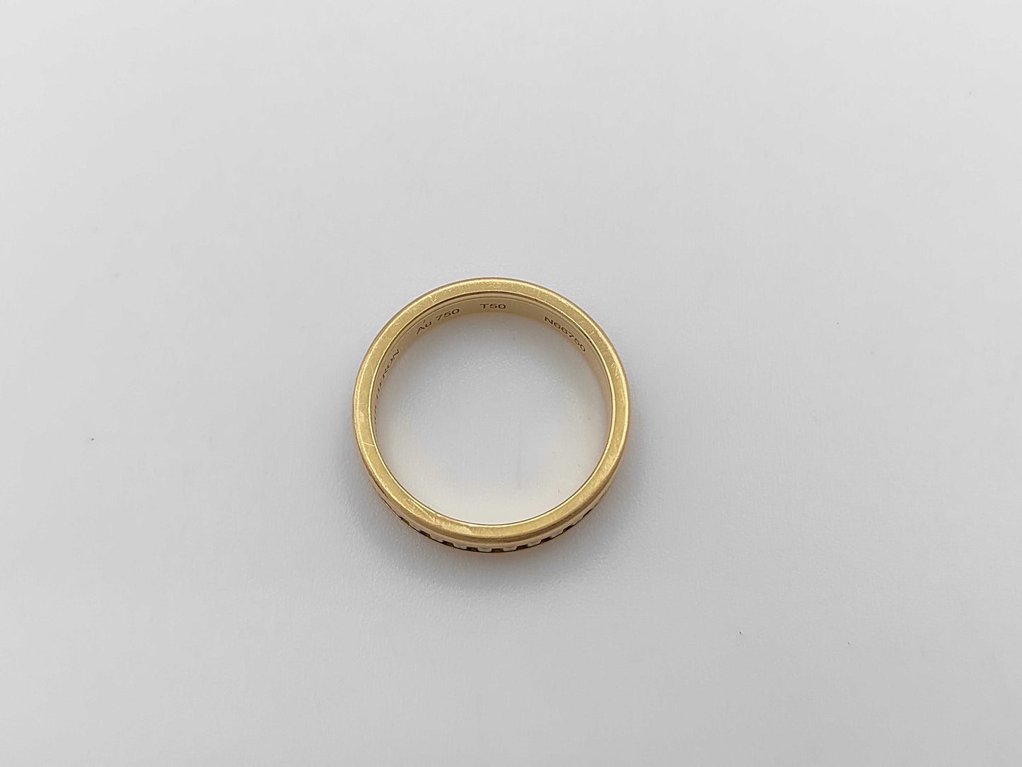 BOUCHERON Quatre T50 YG Au750/METAL 3.9g Ring 