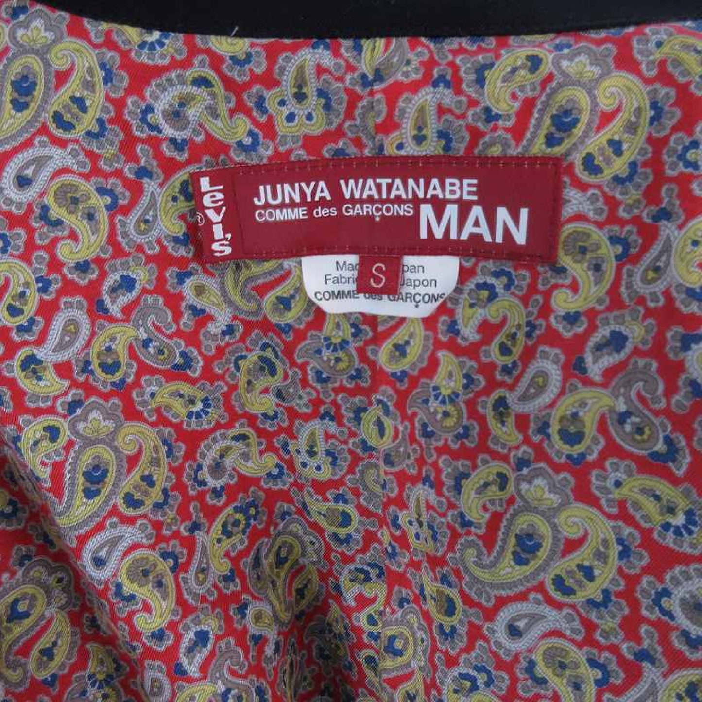 COMME des GARÇONS Junya Watanabe Man Levis Docking Denim Jacket/Coat WE-C001 S Indigo/Dark Navy