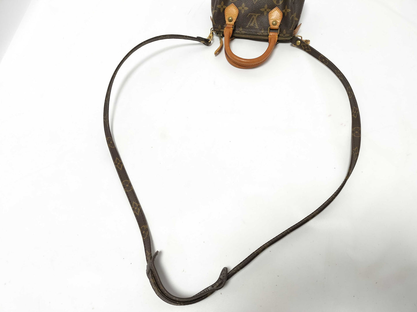 LOUIS VUITTON Monogram LOUIS VUITTON M41534 Mini Speedy Monogram Handbag Shoulder Bag Pouch