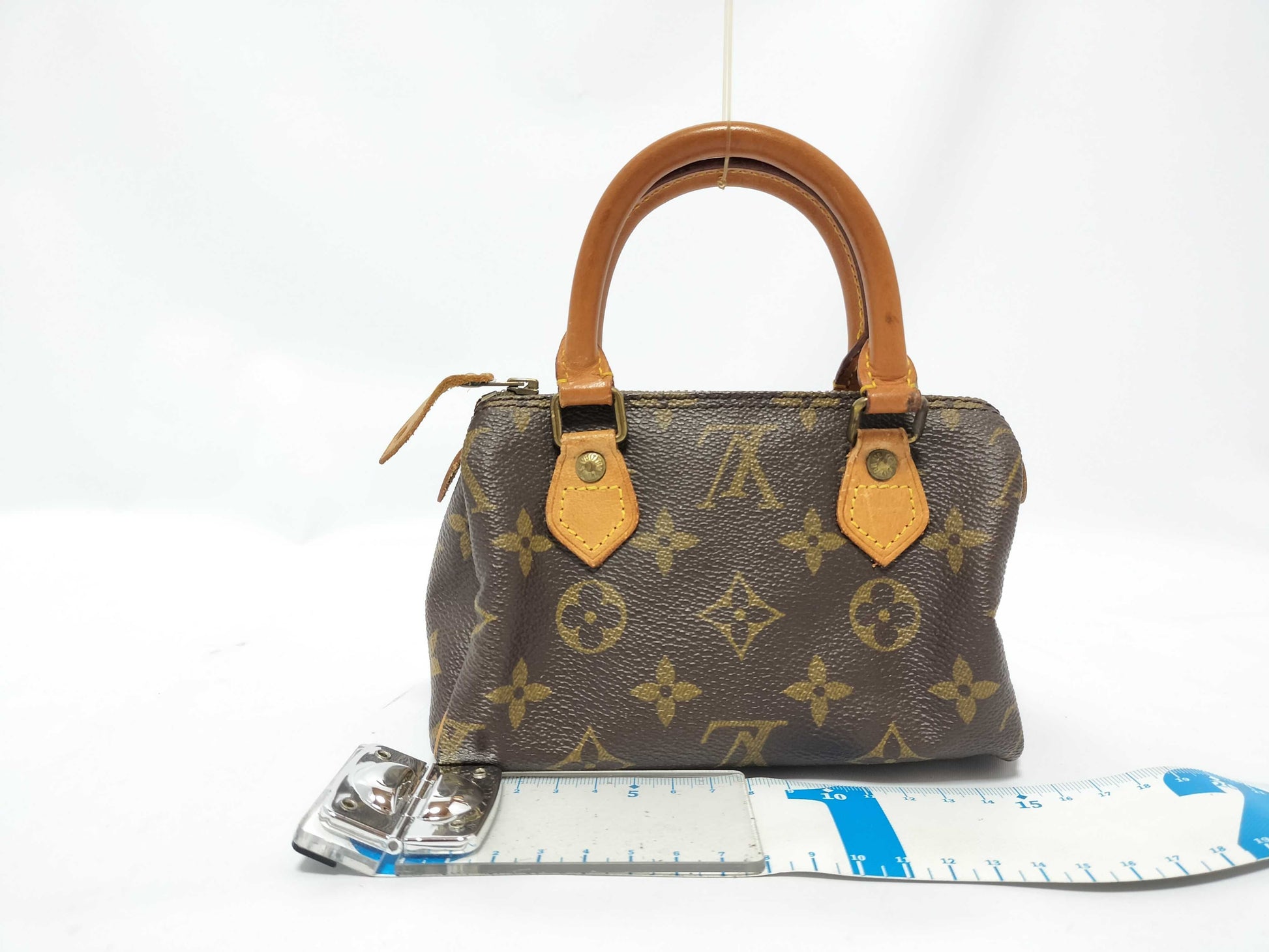LOUIS VUITTON Monogram LOUIS VUITTON M41534 Mini Speedy Monogram Handbag Shoulder Bag Pouch