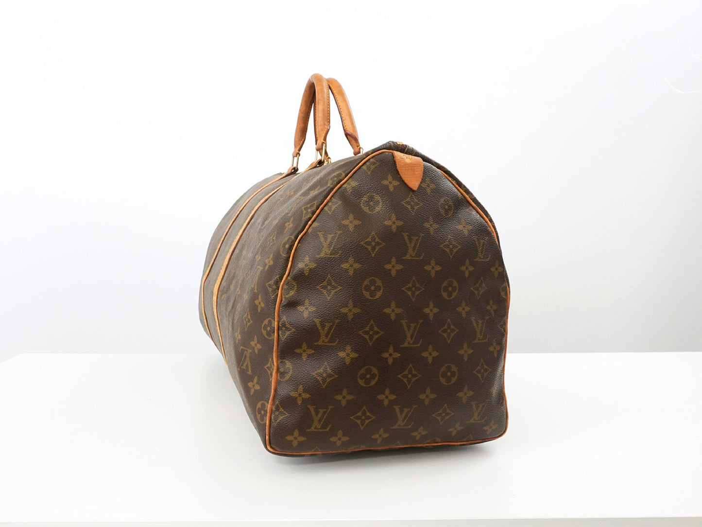 LOUIS VUITTON Monogram Keepall 55 Boston Bag