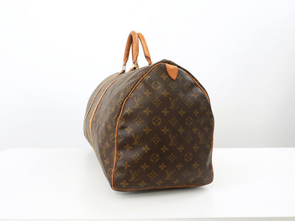 LOUIS VUITTON Monogram Keepall 55 Boston Bag