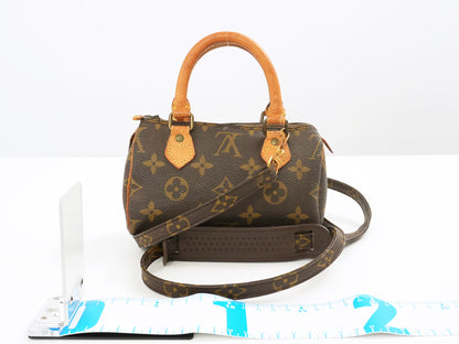 LOUIS VUITTON Monogram LOUIS VUITTON Louis Vuitton Monogram M41534 Mini Speedy Handbag Shoulder Bag Handbag
