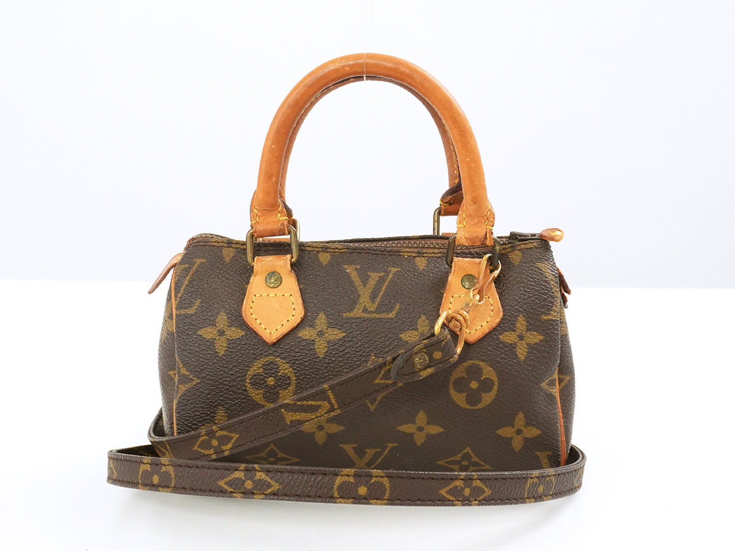 LOUIS VUITTON Monogram LOUIS VUITTON Louis Vuitton Monogram M41534 Mini Speedy Handbag Shoulder Bag Handbag