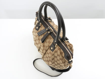 GUCCI GG Canvas GUCCI Gucci GG Canvas Sukey 2-way Handbag Shoulder Bag Handbag